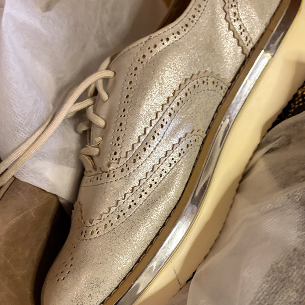 Chic Silver Women's Loafers - Picture 7 of 9